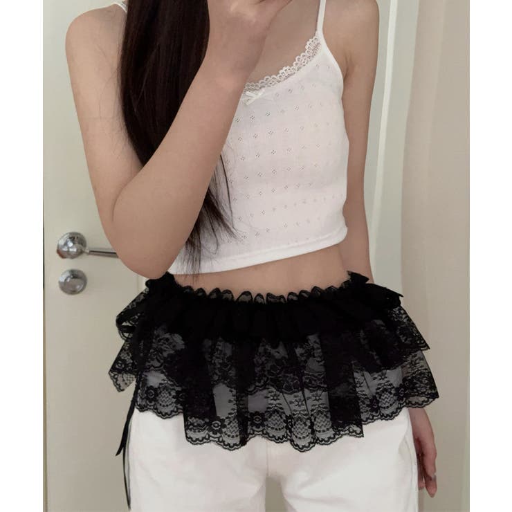 総レースヒップカバー ティアード裾カバー | SUNSHINE CLOSET | 詳細画像10 
