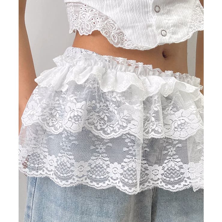 総レースヒップカバー ティアード裾カバー | SUNSHINE CLOSET | 詳細画像14 