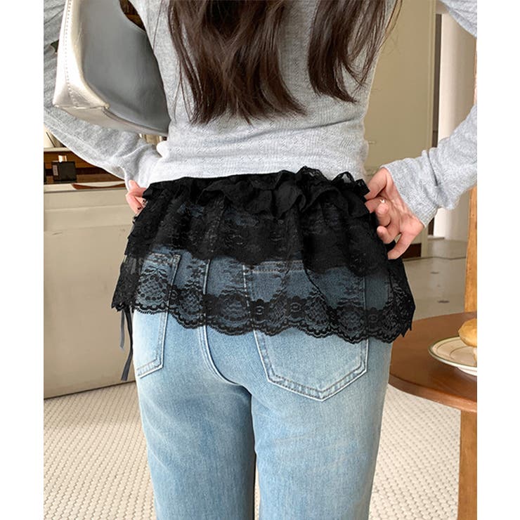 総レースヒップカバー ティアード裾カバー | SUNSHINE CLOSET | 詳細画像3 