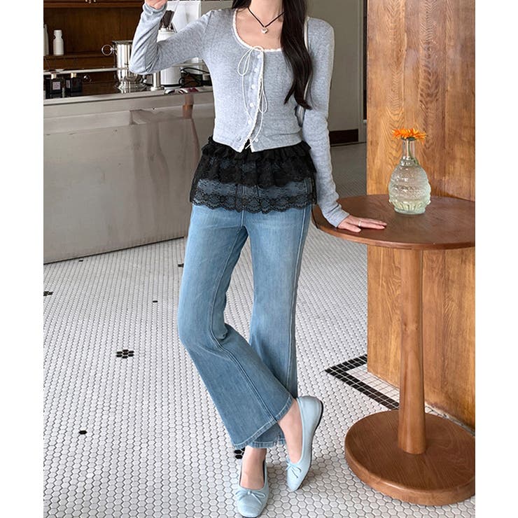 総レースヒップカバー ティアード裾カバー | SUNSHINE CLOSET | 詳細画像4 