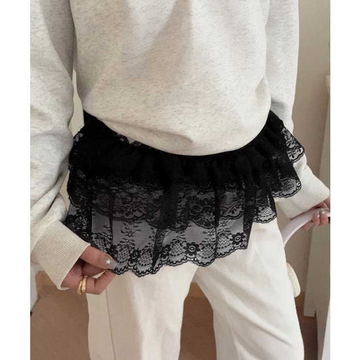 総レースヒップカバー ティアード裾カバー | SUNSHINE CLOSET | 詳細画像5 