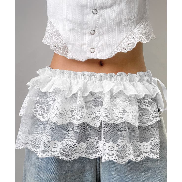 総レースヒップカバー ティアード裾カバー | SUNSHINE CLOSET | 詳細画像6 