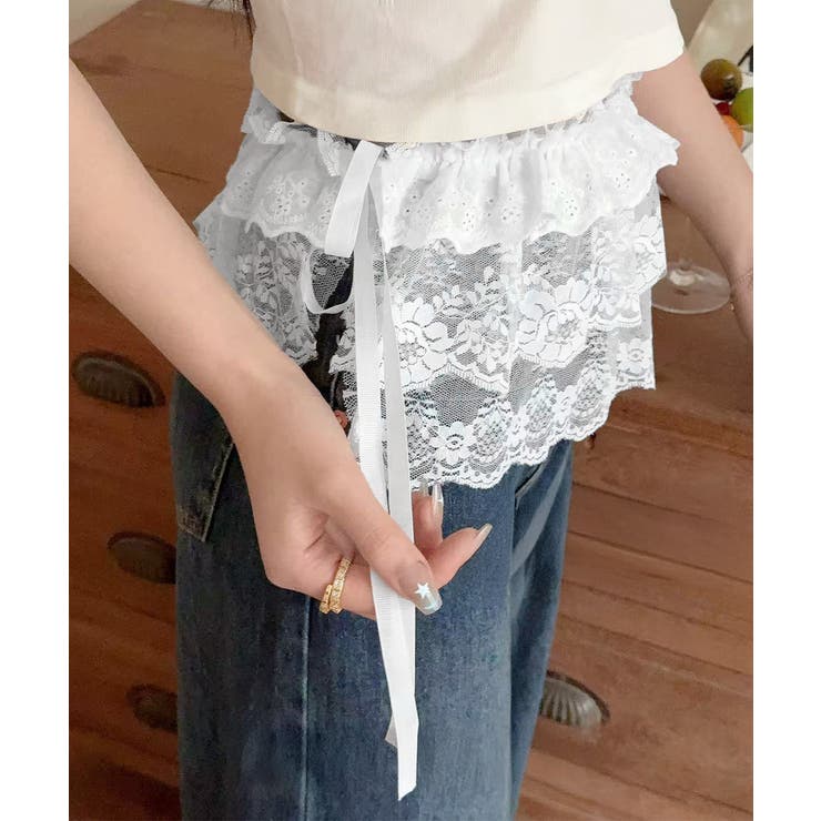 総レースヒップカバー ティアード裾カバー | SUNSHINE CLOSET | 詳細画像9 