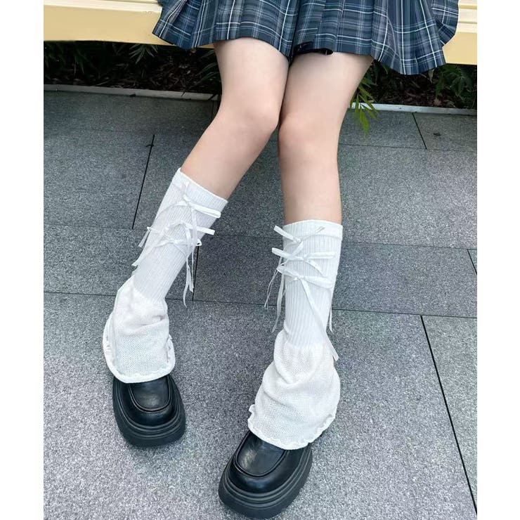 レッグウォーマー リボン付きレッグカバー | SUNSHINE CLOSET | 詳細画像11 