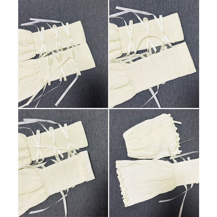 レッグウォーマー リボン付きレッグカバー | SUNSHINE CLOSET | 詳細画像16 