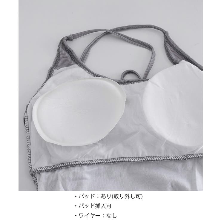 フリル付きスイムウェア クロスバックワンピース水着 カーディガン付き | SUNSHINE CLOSET | 詳細画像19 