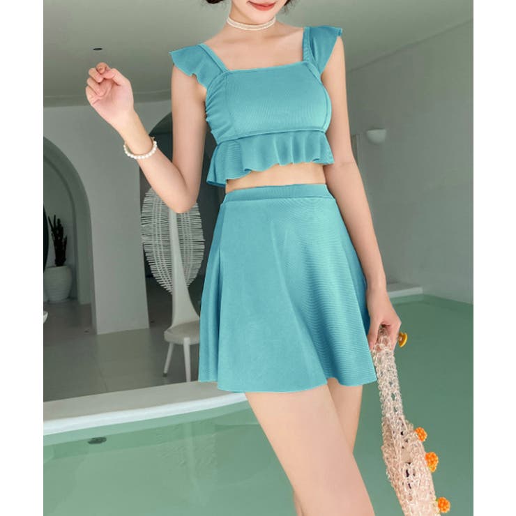 セットアップ水着 フリルビキニ盛れる水着 | SUNSHINE CLOSET | 詳細画像13 