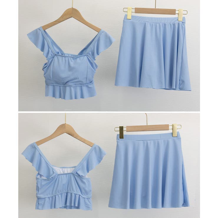 セットアップ水着 フリルビキニ盛れる水着 | SUNSHINE CLOSET | 詳細画像19 