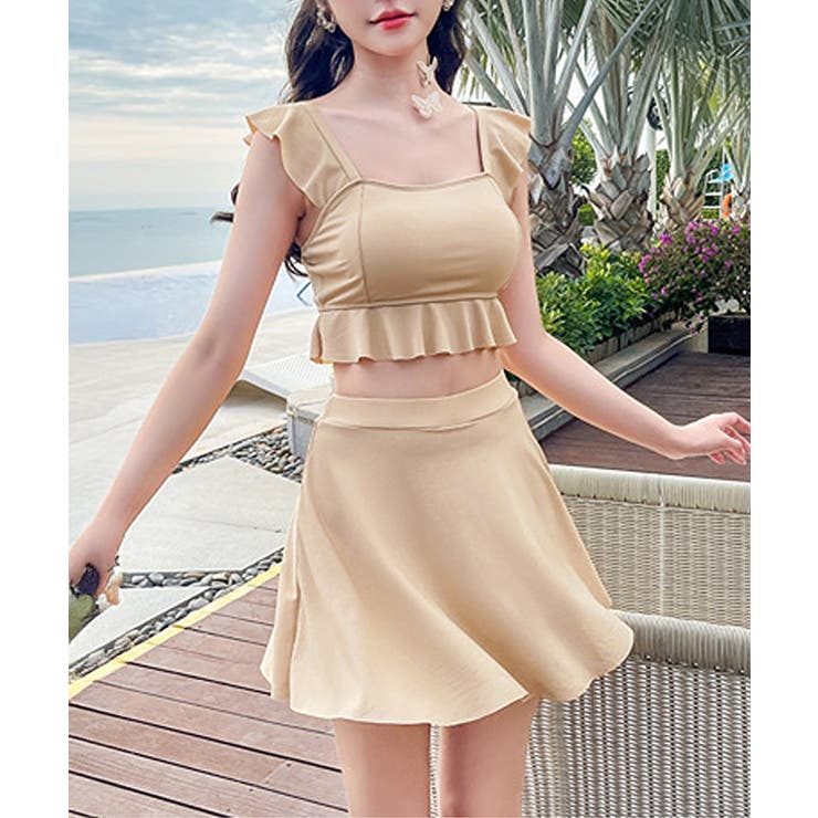 セットアップ水着 フリルビキニ盛れる水着 | SUNSHINE CLOSET | 詳細画像2 