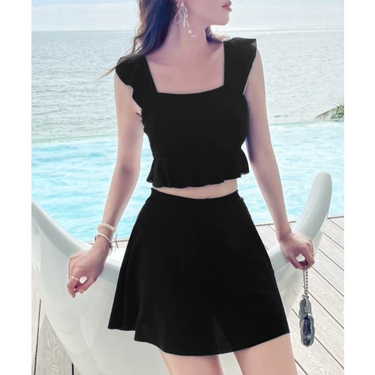 セットアップ水着 フリルビキニ盛れる水着 | SUNSHINE CLOSET | 詳細画像3 