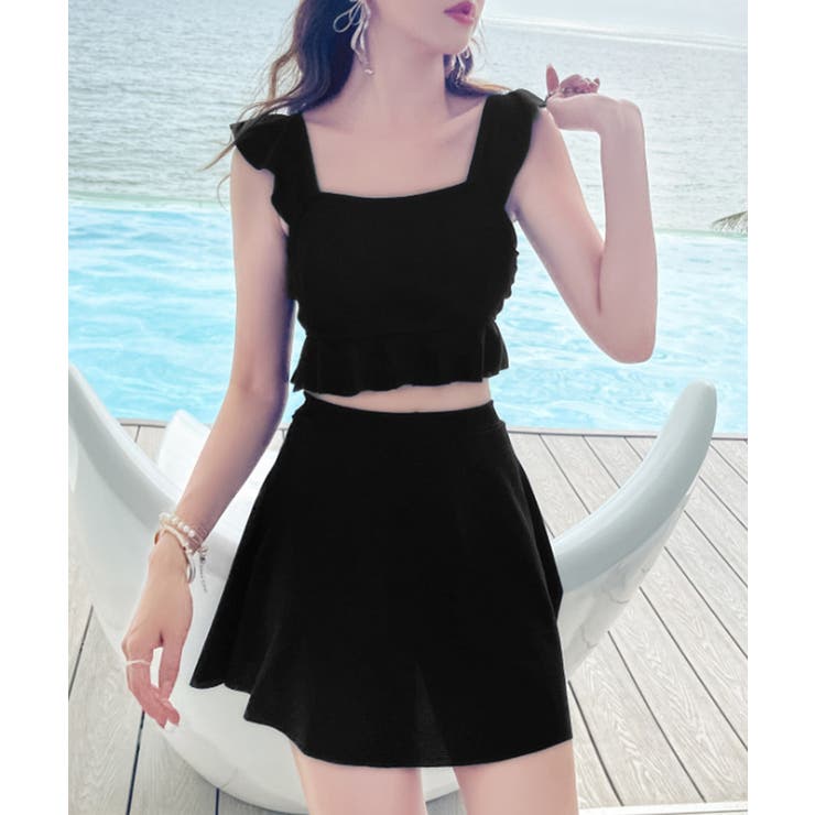 セットアップ水着 フリルビキニ盛れる水着 | SUNSHINE CLOSET | 詳細画像4 