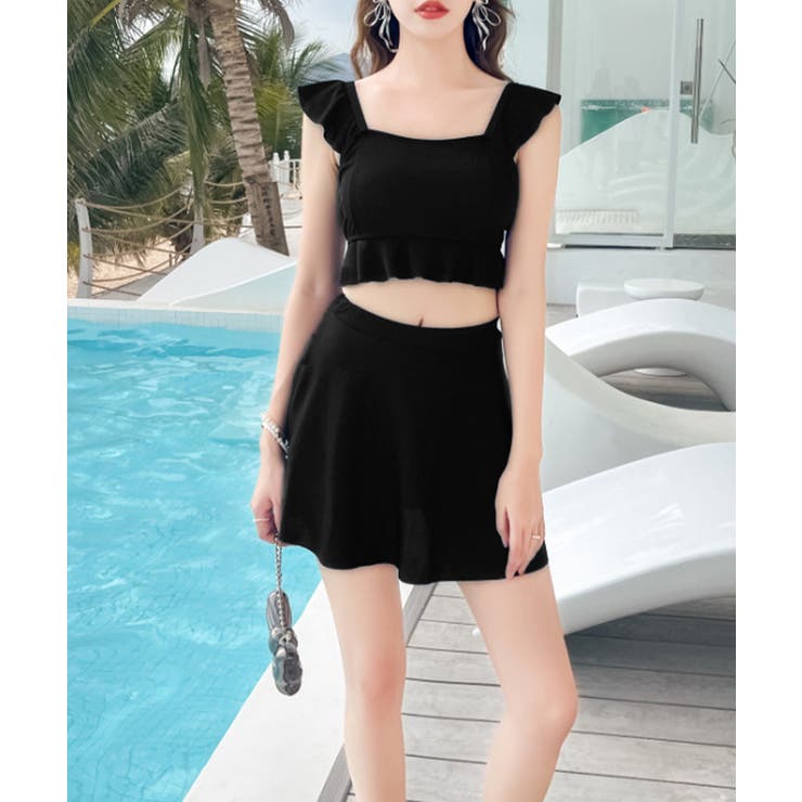 セットアップ水着 フリルビキニ盛れる水着 | SUNSHINE CLOSET | 詳細画像5 