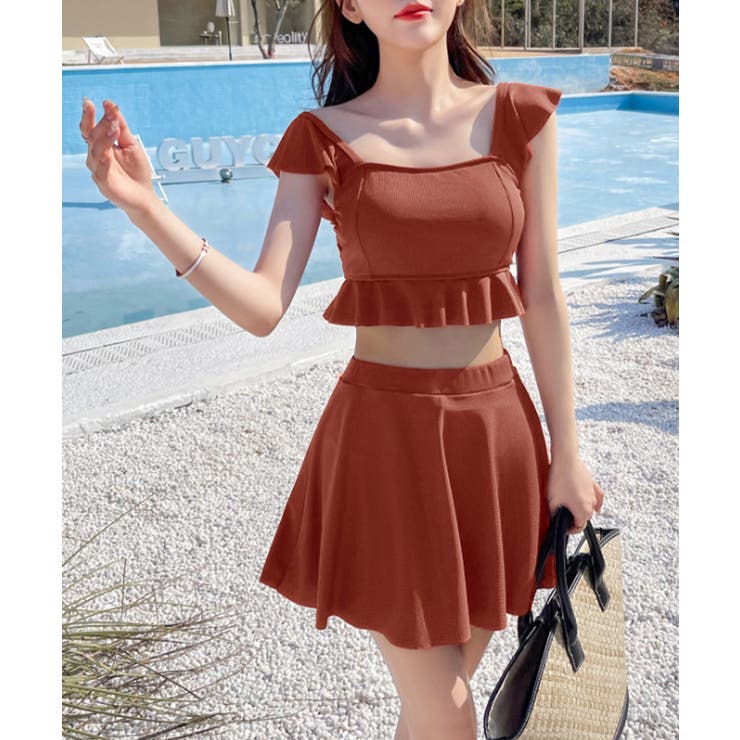 セットアップ水着 フリルビキニ盛れる水着 | SUNSHINE CLOSET | 詳細画像9 