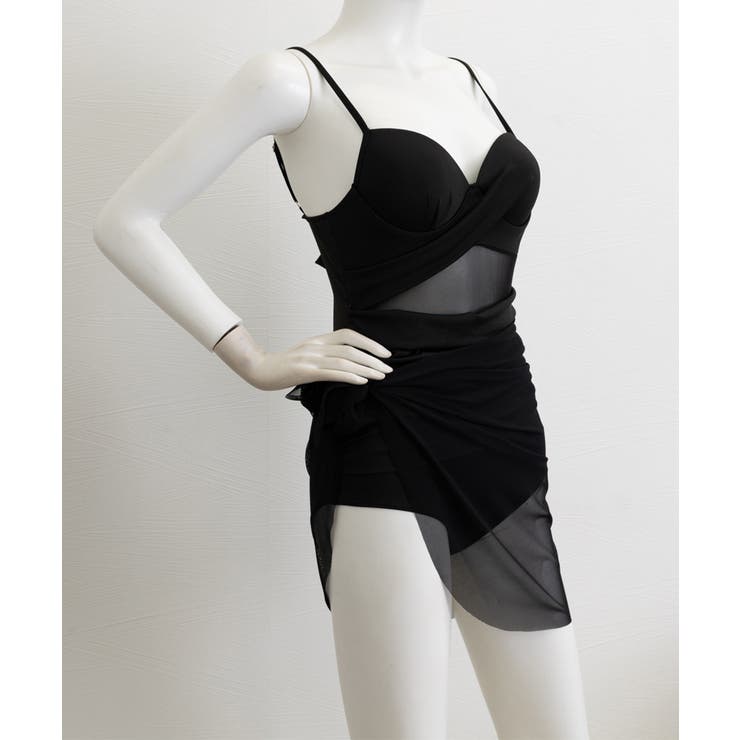 盛れるワンピース水着パレオ付き２点セット | SUNSHINE CLOSET | 詳細画像12 