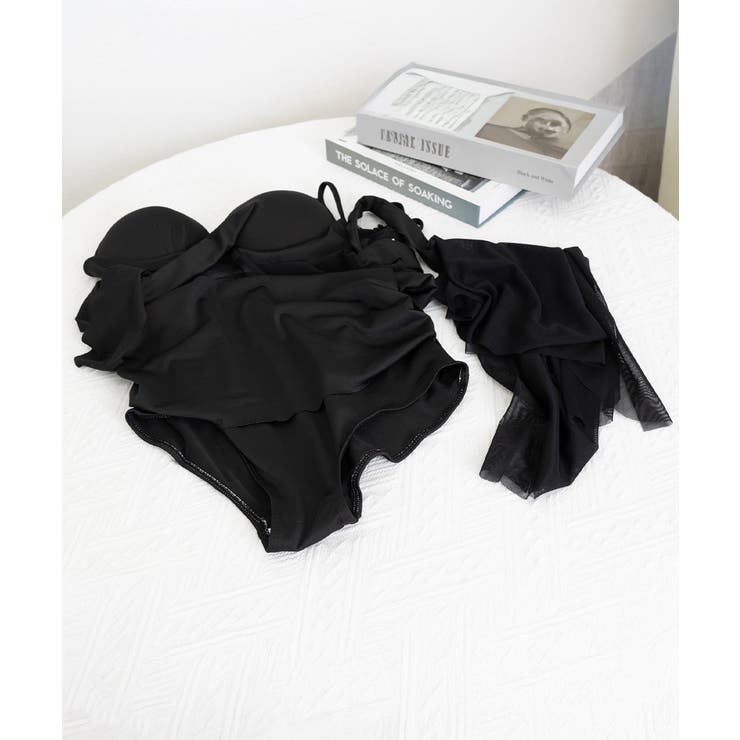 盛れるワンピース水着パレオ付き２点セット | SUNSHINE CLOSET | 詳細画像15 