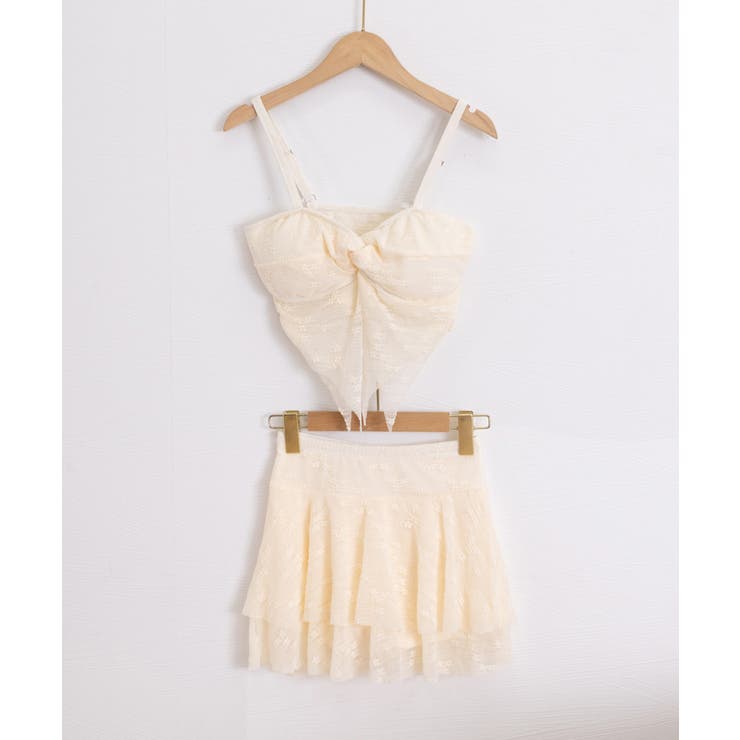 ツイストキャミソール ミニスカート 水着上下セット | SUNSHINE CLOSET | 詳細画像12 