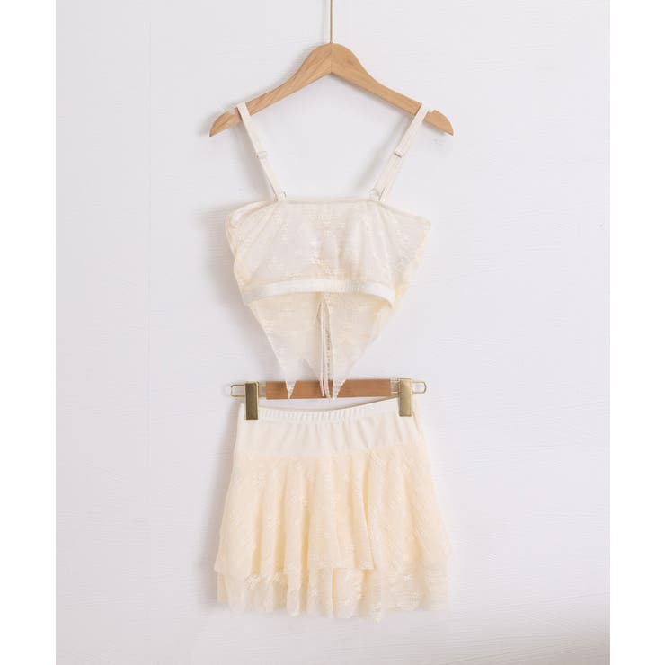 ツイストキャミソール ミニスカート 水着上下セット | SUNSHINE CLOSET | 詳細画像13 