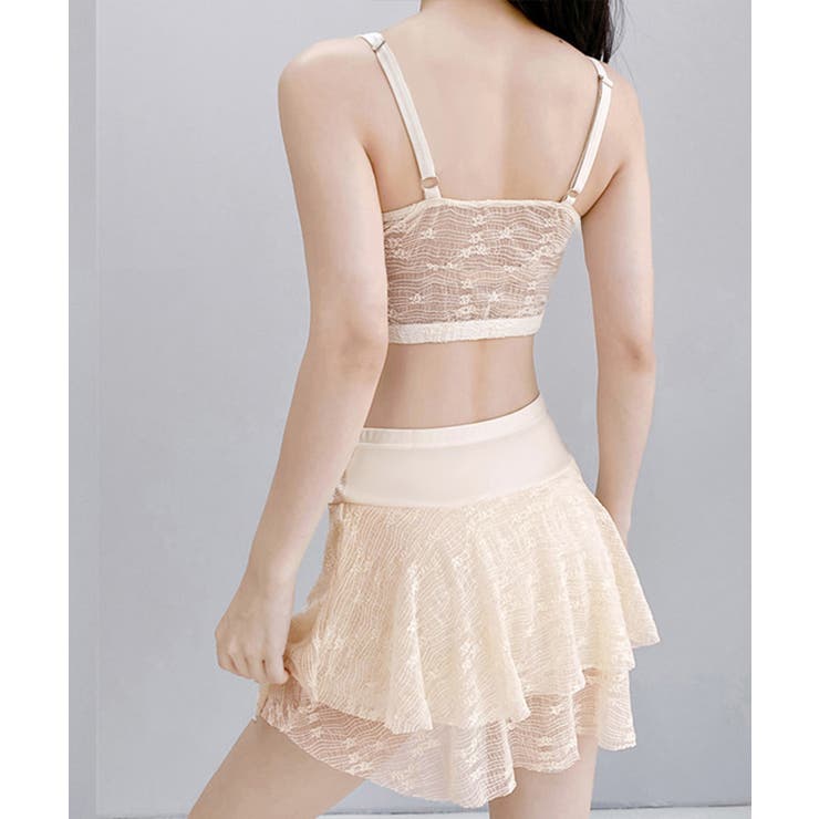 ツイストキャミソール ミニスカート 水着上下セット | SUNSHINE CLOSET | 詳細画像4 