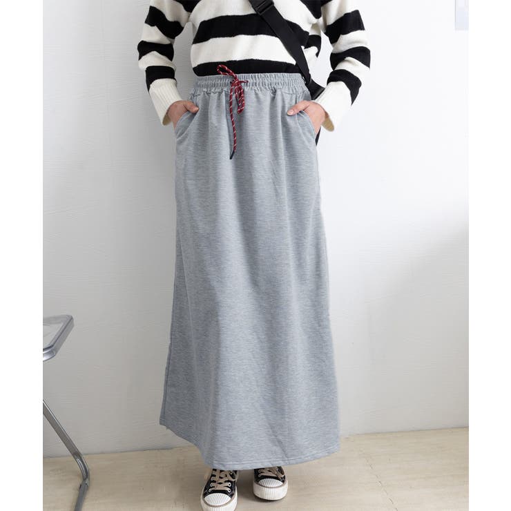 スウェットロングスカート バックスリット | SUNSHINE CLOSET | 詳細画像14 