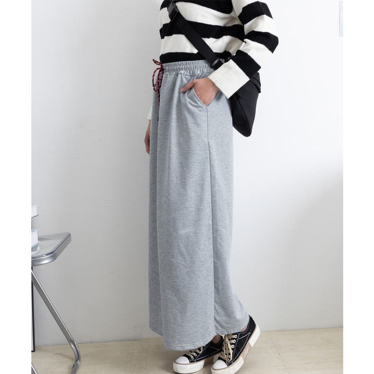 スウェットロングスカート バックスリット | SUNSHINE CLOSET | 詳細画像15 