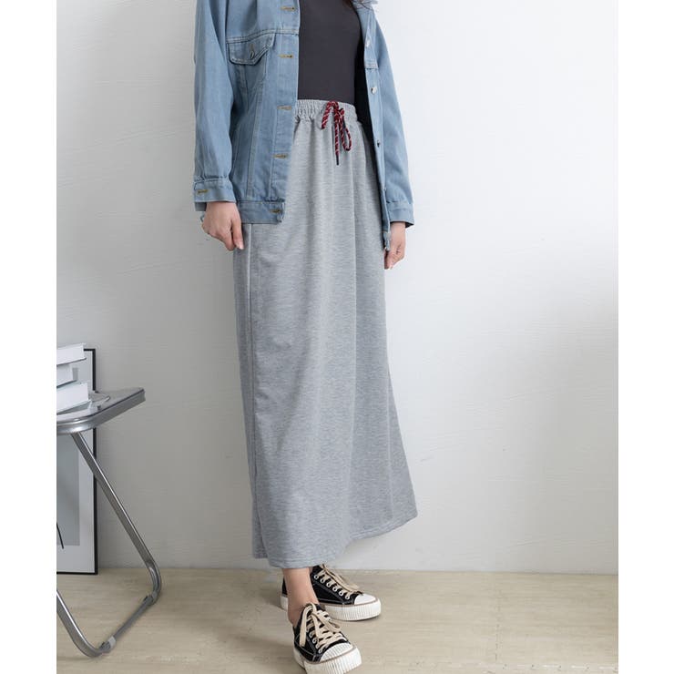 スウェットロングスカート バックスリット | SUNSHINE CLOSET | 詳細画像17 