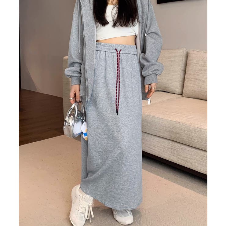 スウェットロングスカート バックスリット | SUNSHINE CLOSET | 詳細画像3 