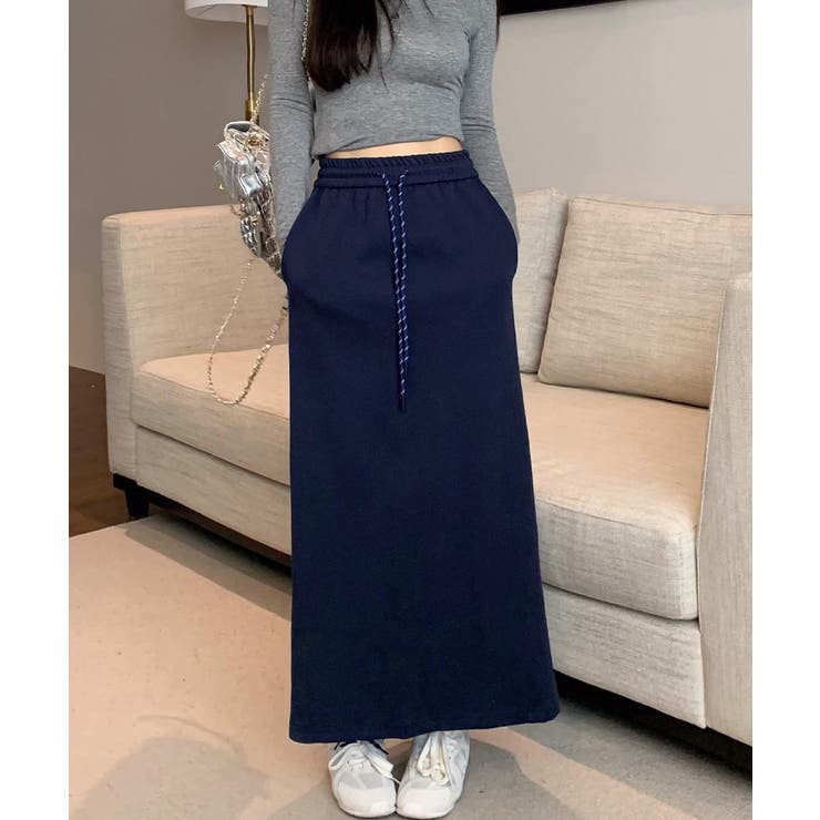 スウェットロングスカート バックスリット | SUNSHINE CLOSET | 詳細画像8 