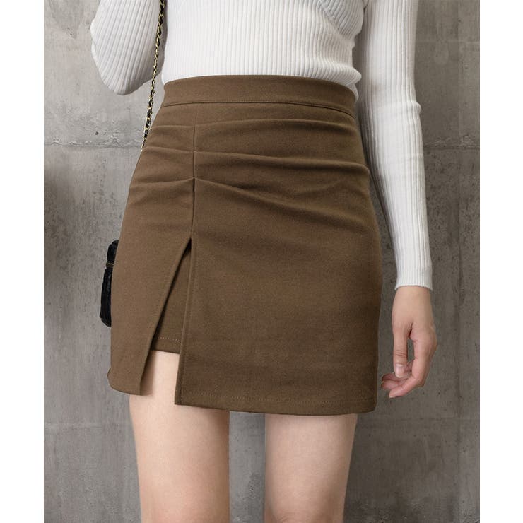 ギャザーミニスカート 無地タイトスカート | SUNSHINE CLOSET | 詳細画像12 