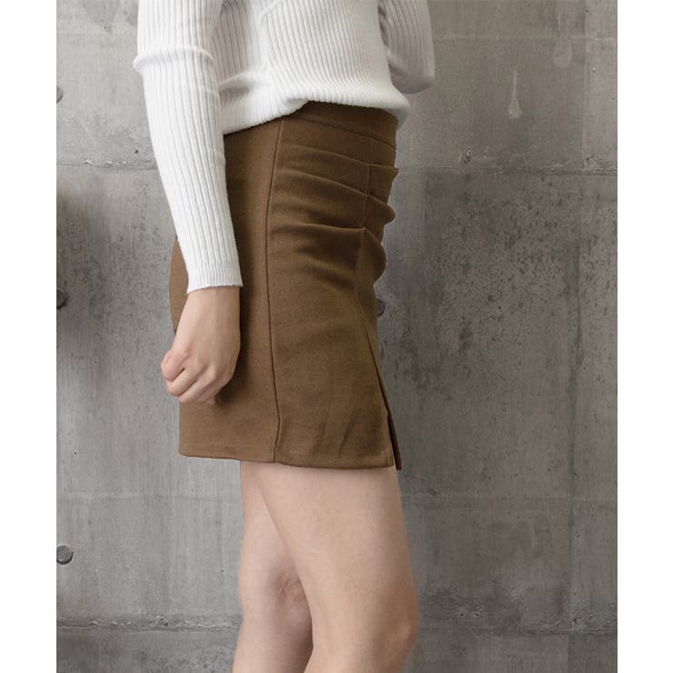 ギャザーミニスカート 無地タイトスカート | SUNSHINE CLOSET | 詳細画像14 