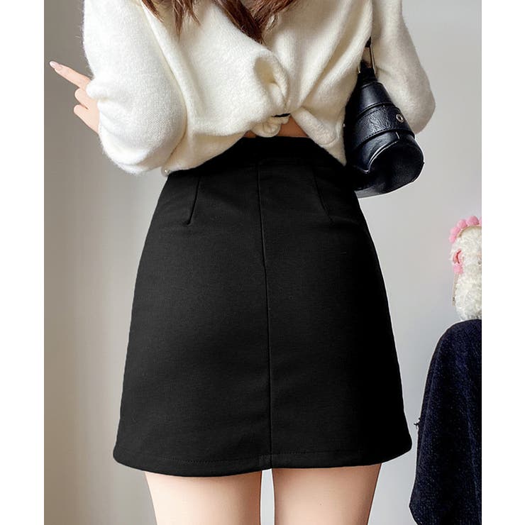 ギャザーミニスカート 無地タイトスカート | SUNSHINE CLOSET | 詳細画像6 