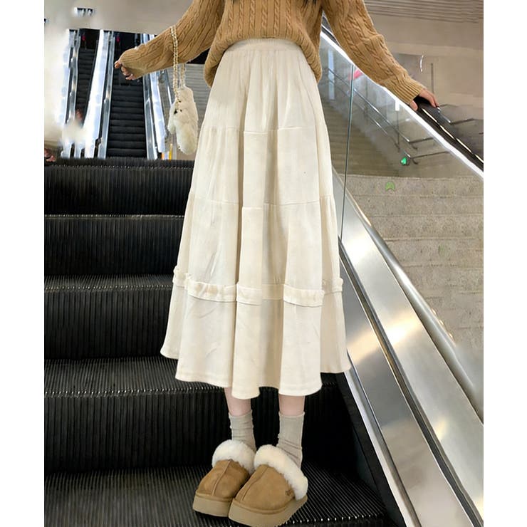 ティアードスカート コーデュロイスカート | SUNSHINE CLOSET | 詳細画像10 