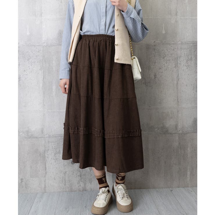 ティアードスカート コーデュロイスカート | SUNSHINE CLOSET | 詳細画像13 