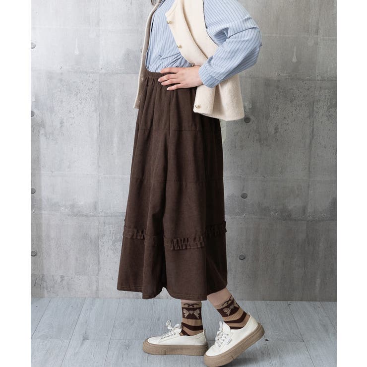 ティアードスカート コーデュロイスカート | SUNSHINE CLOSET | 詳細画像15 