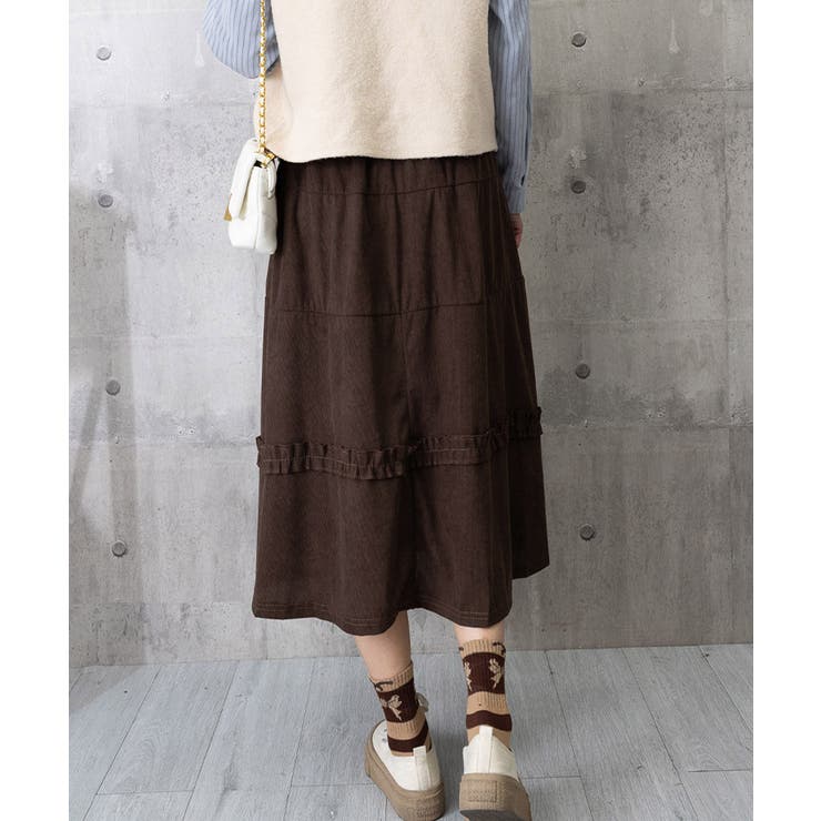 ティアードスカート コーデュロイスカート | SUNSHINE CLOSET | 詳細画像16 