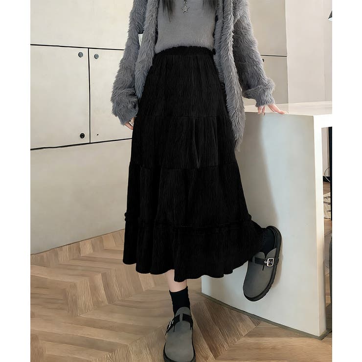 ティアードスカート コーデュロイスカート | SUNSHINE CLOSET | 詳細画像7 