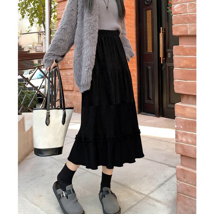 ティアードスカート コーデュロイスカート | SUNSHINE CLOSET | 詳細画像8 