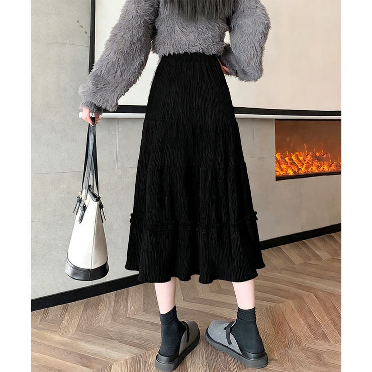 ティアードスカート コーデュロイスカート | SUNSHINE CLOSET | 詳細画像9 