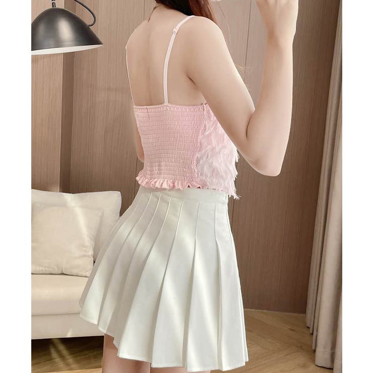 フリンジキャミソールカップ付きブラトップ | SUNSHINE CLOSET | 詳細画像10 