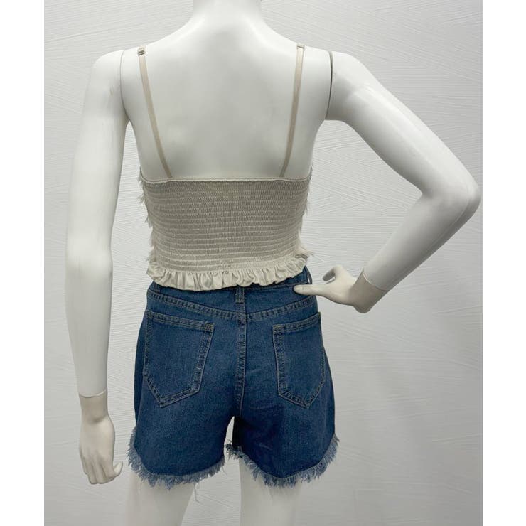 フリンジキャミソールカップ付きブラトップ | SUNSHINE CLOSET | 詳細画像18 