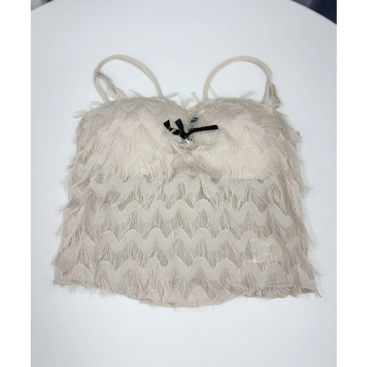 フリンジキャミソールカップ付きブラトップ | SUNSHINE CLOSET | 詳細画像19 