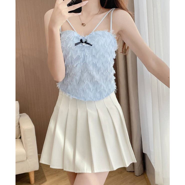 フリンジキャミソールカップ付きブラトップ | SUNSHINE CLOSET | 詳細画像6 