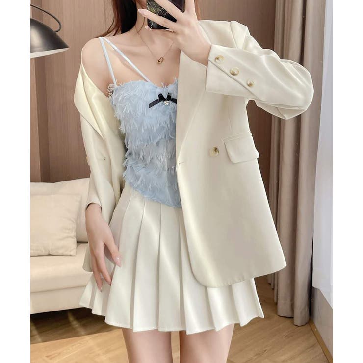 フリンジキャミソールカップ付きブラトップ | SUNSHINE CLOSET | 詳細画像8 