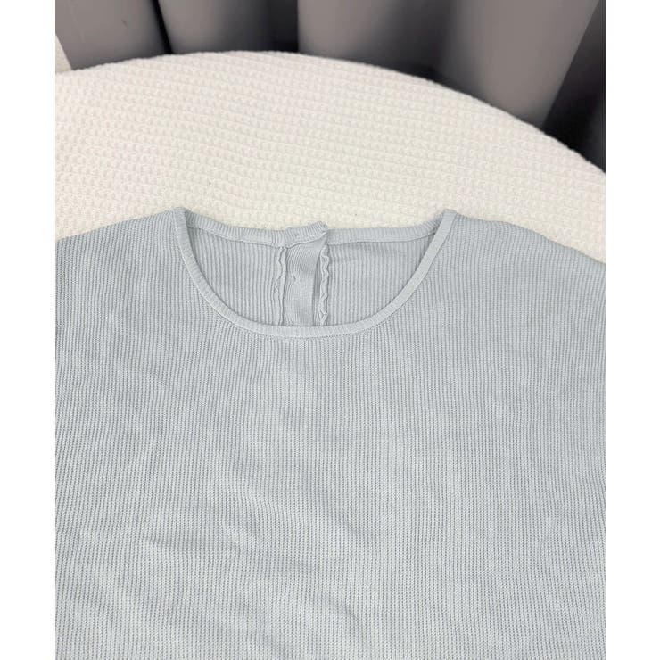 フレンチスリーブサマーニットバックボタン | SUNSHINE CLOSET | 詳細画像10 
