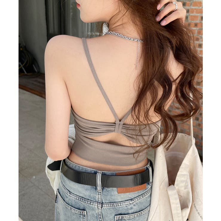 カップ付きキャミソール背中あきブラトップ | SUNSHINE CLOSET | 詳細画像11 