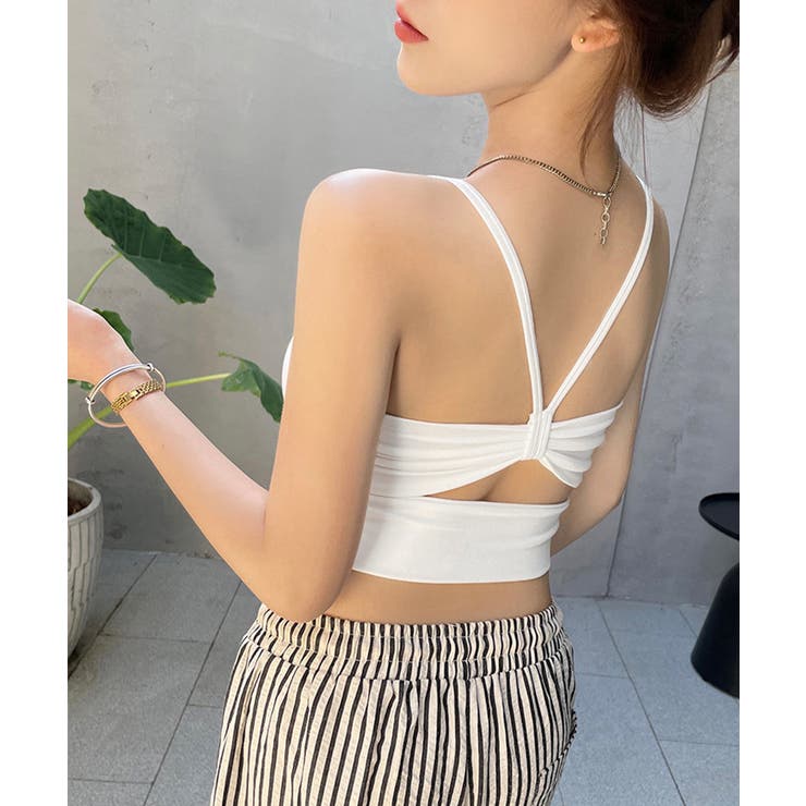 カップ付きキャミソール背中あきブラトップ | SUNSHINE CLOSET | 詳細画像9 