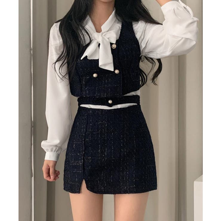 ボウタイブラウス オフィスカジュアル秋服 | SUNSHINE CLOSET | 詳細画像6 