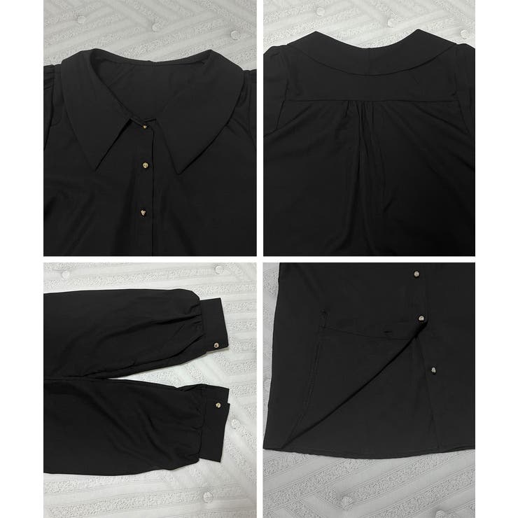 シャツブラウス ゴールドボタン ブラウス | SUNSHINE CLOSET | 詳細画像18 