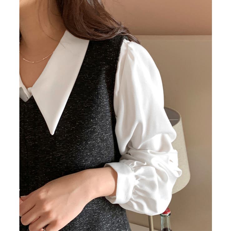 シャツブラウス ゴールドボタン ブラウス | SUNSHINE CLOSET | 詳細画像9 