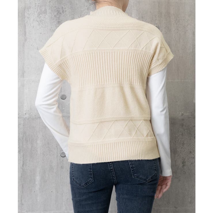 ニットベスト プチハイネック ニットジレ | SUNSHINE CLOSET | 詳細画像18 