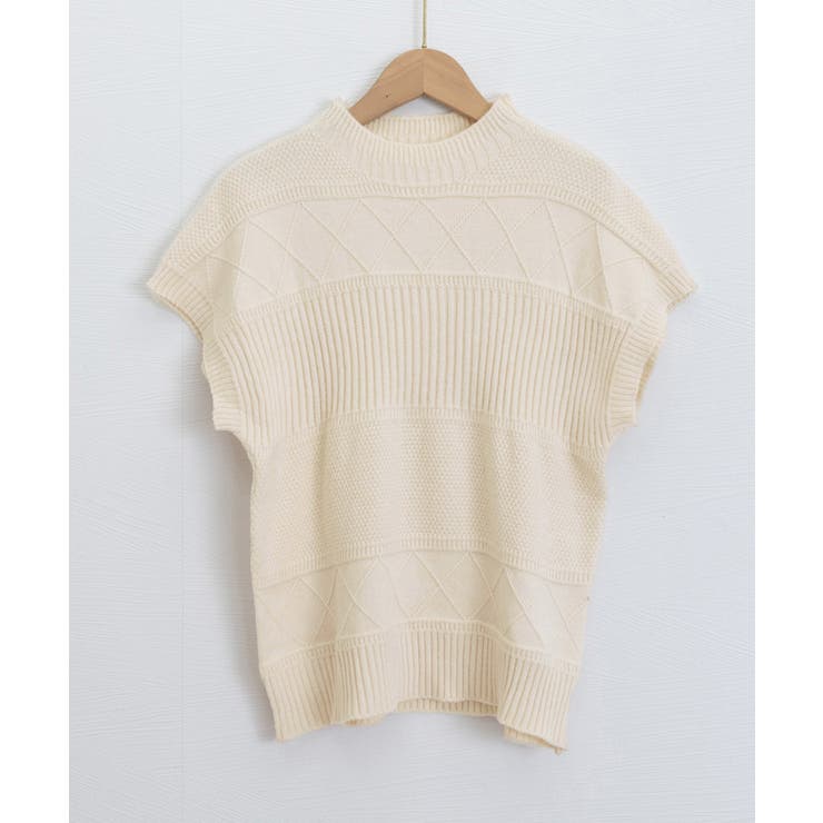 ニットベスト プチハイネック ニットジレ | SUNSHINE CLOSET | 詳細画像19 